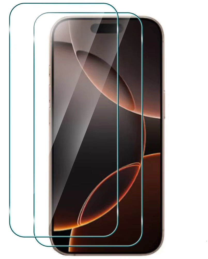 2X Tough Tempered Glass Screen Protector for iPhone 16 pro
