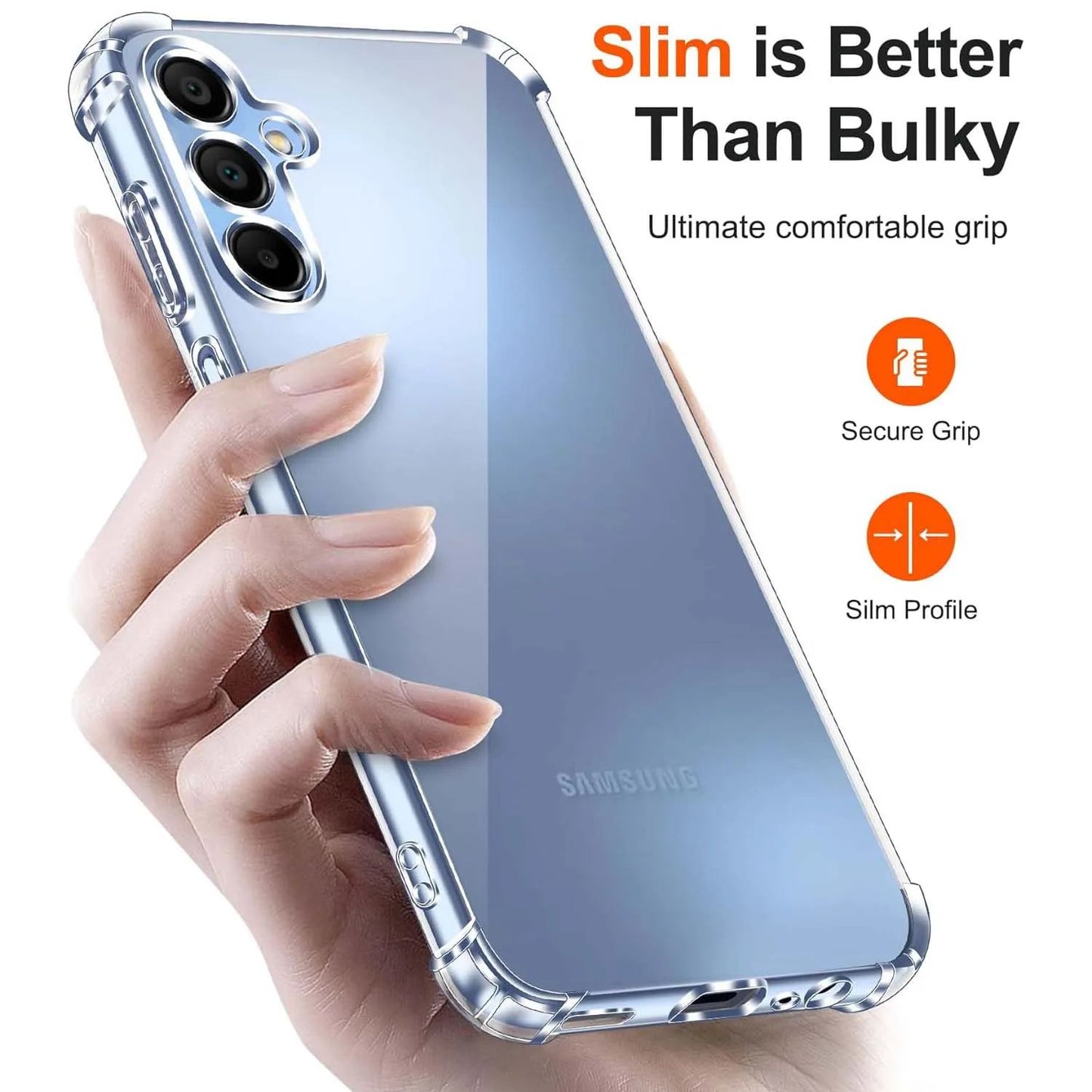 For Samsung Galaxy A17 Clear Case