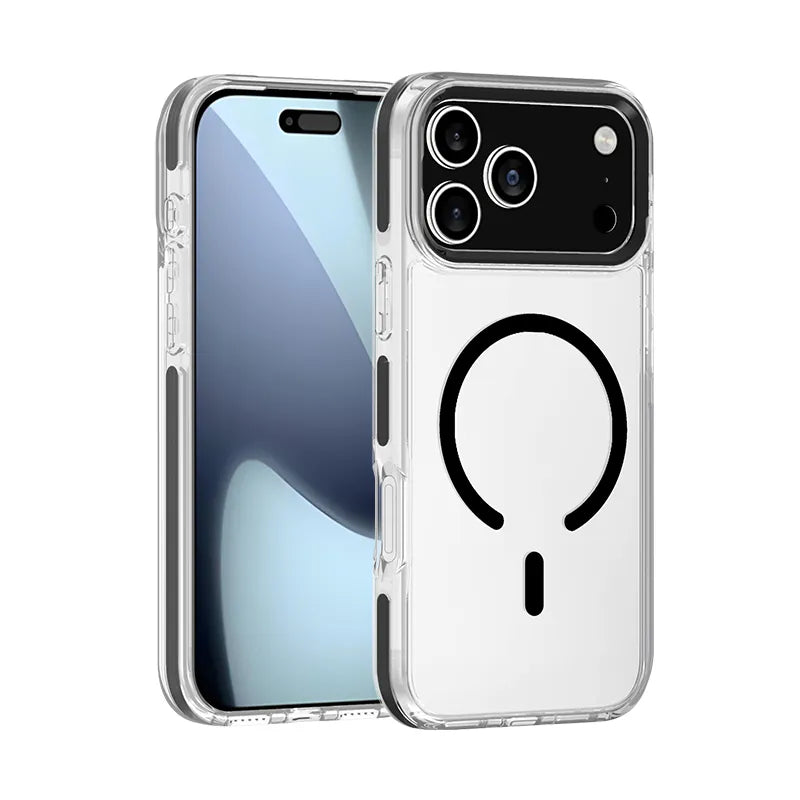 For iPhone 17 Pro Max Clear Magsafe Case – MagSafe Compatible Shockproof Protective Cover