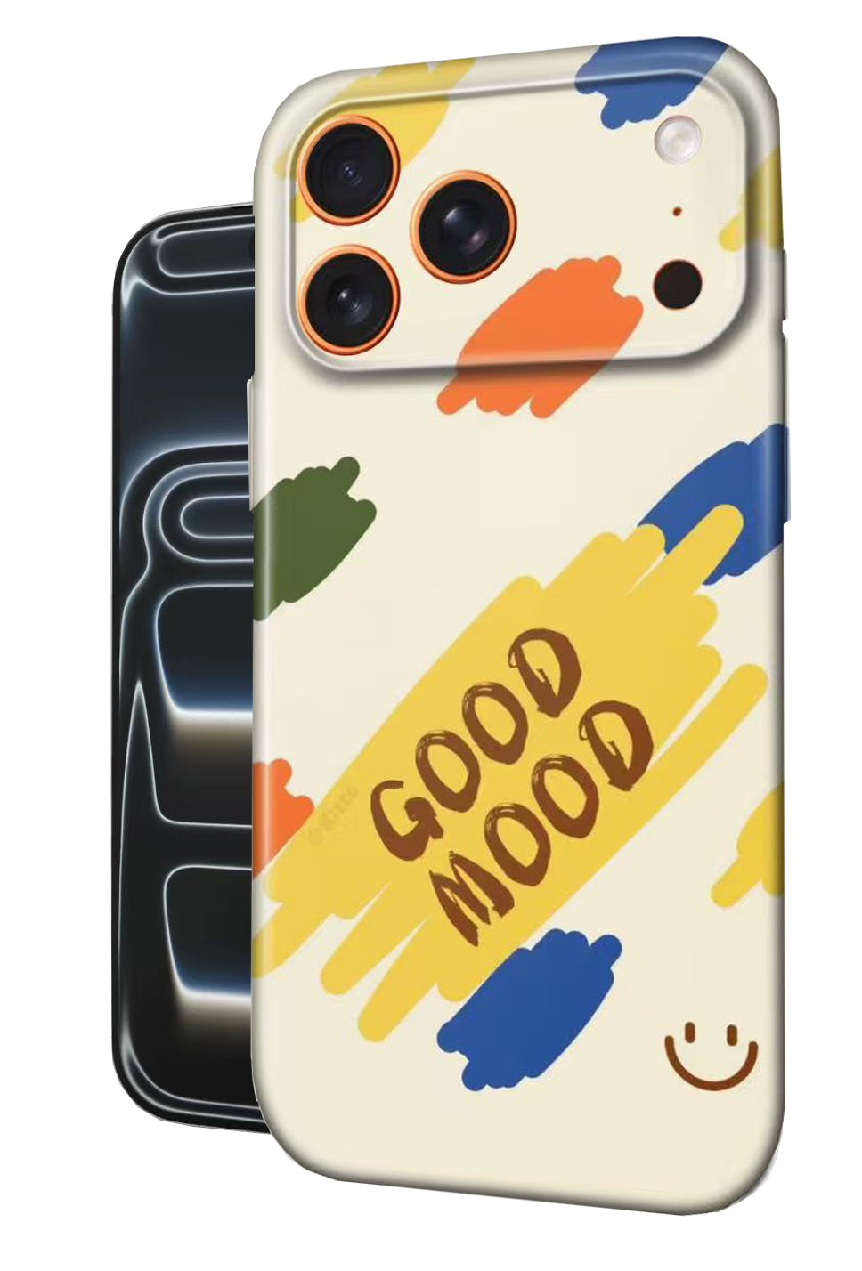 For iPhone 17 Pro Max Slim Case with Camera Lens Protection, Goodmood Pattern