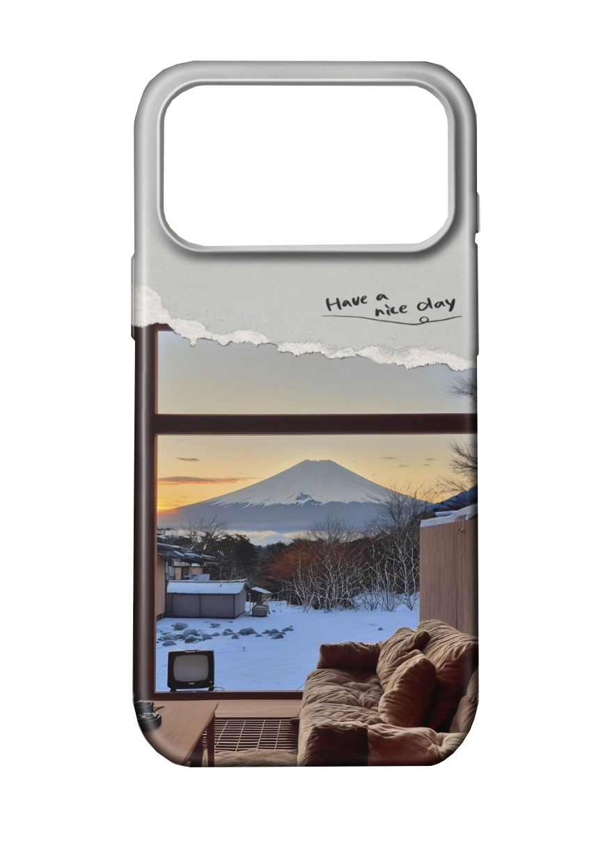 For iPhone 17 Pro Slim Case-Winter Pattern
