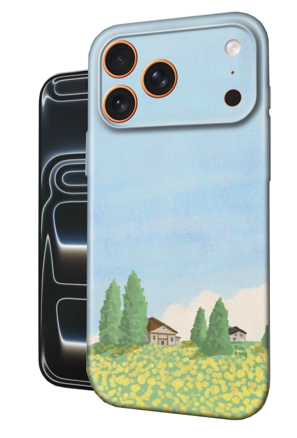 For iPhone 17 Pro Max Slim Case with Camera Lens Protection, Brightsky Pattern