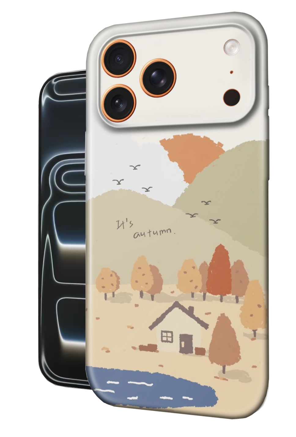 For iPhone 17 Pro Max Slim Case - AutumnVillage Pattern