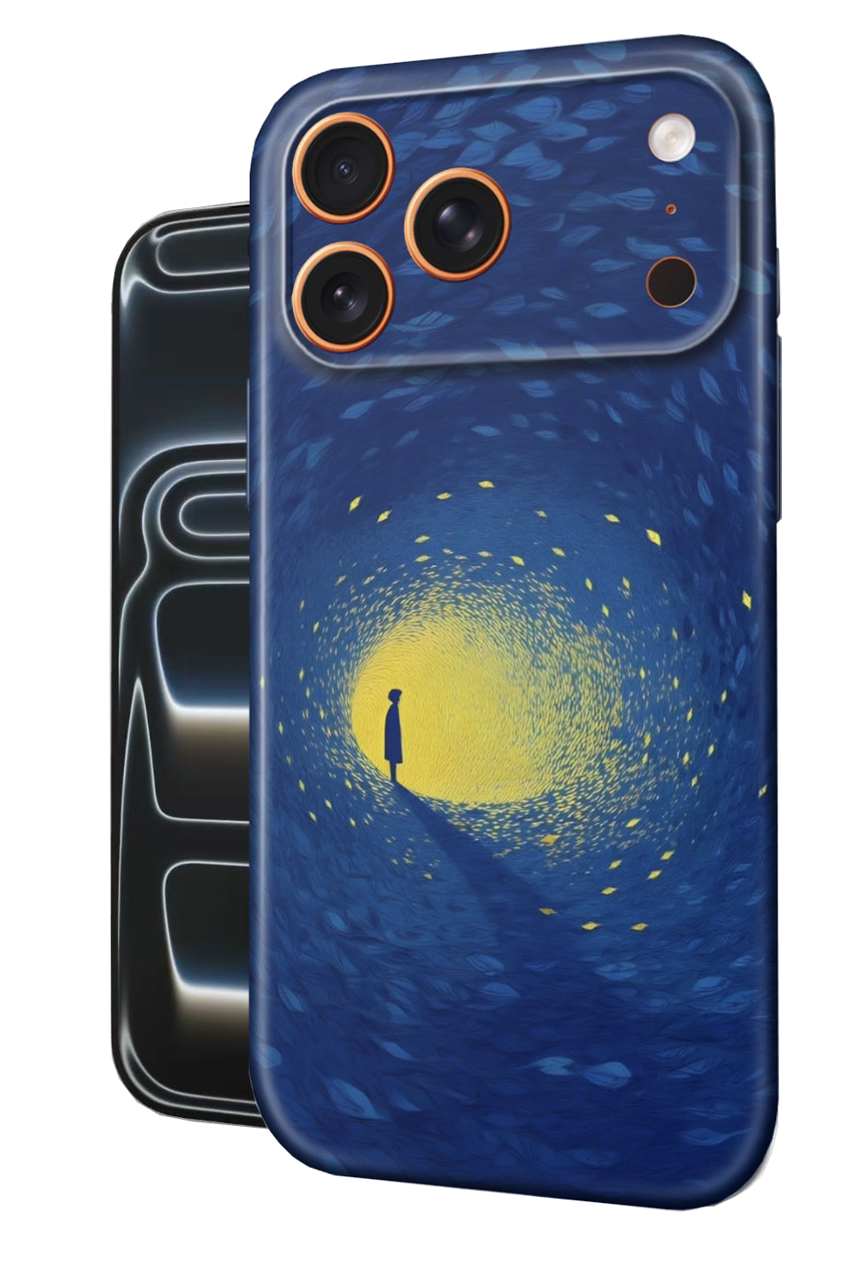 For iPhone 17 Pro Max Slim Case with Camera Lens Protection- Lights Pattern