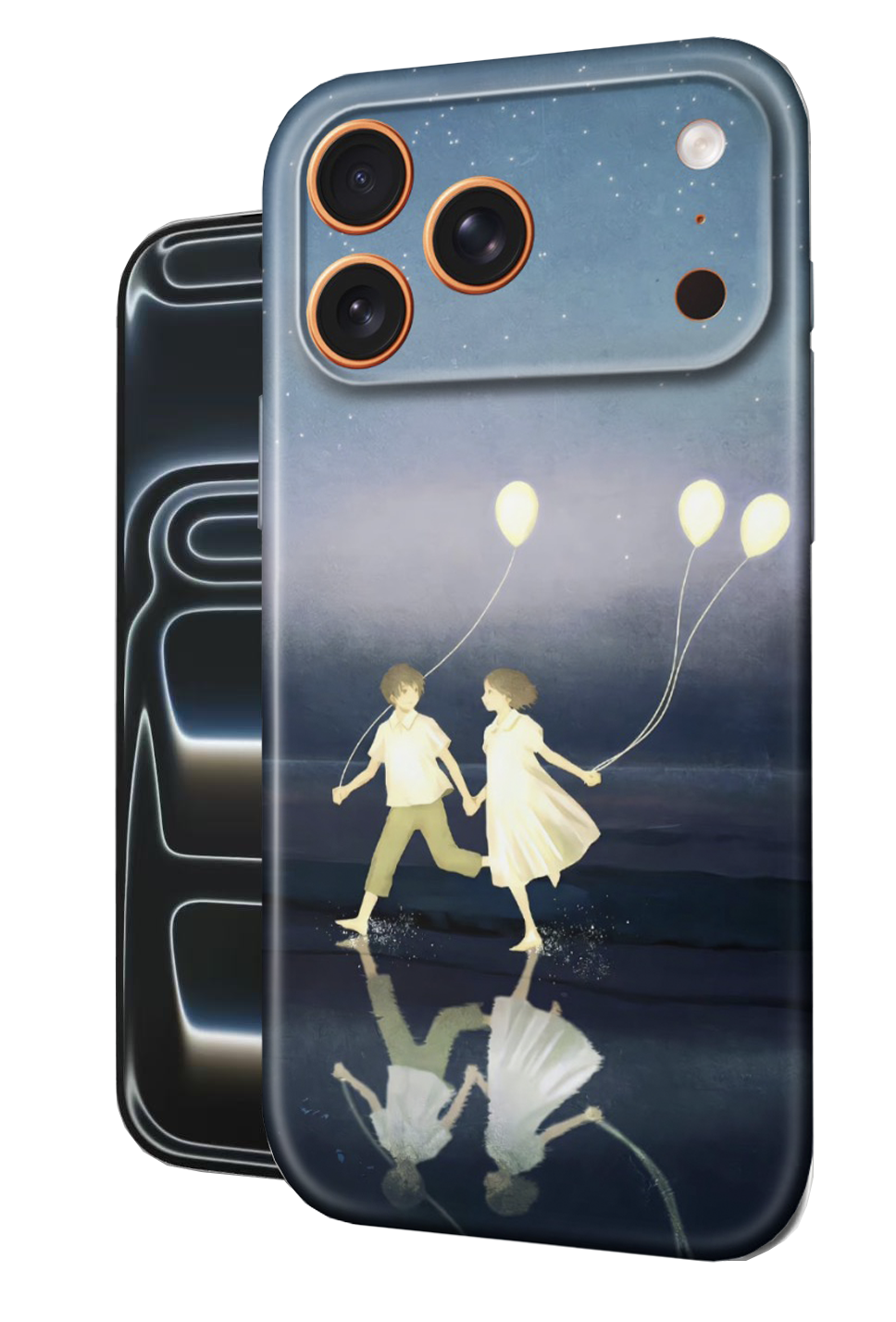 For iPhone 17 Pro Slim Case with Camera Lens Protection- Nightofstars Pattern