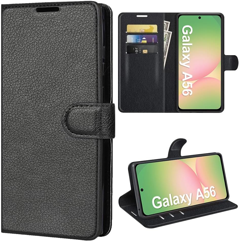 Protective PU Leather Wallet Case Cover for Samsung Galaxy A26