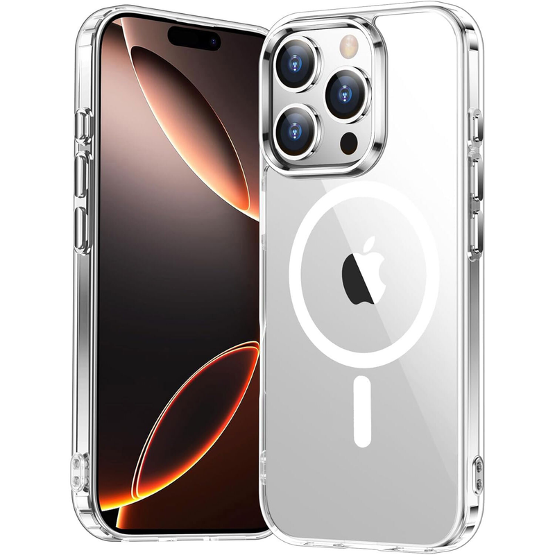 For iPhone 13 Pro Clear MagSafe Shockproof Transparent Protective Case