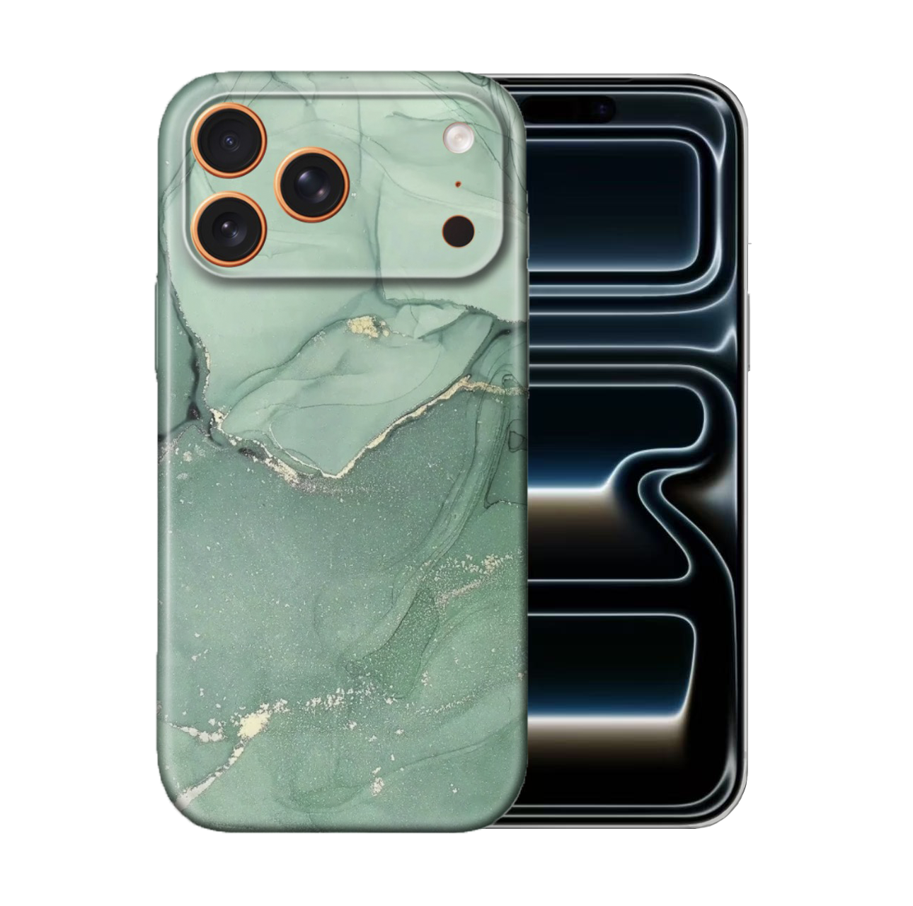 For iPhone 17 Pro Slim Case- Marble StyleB Pattern