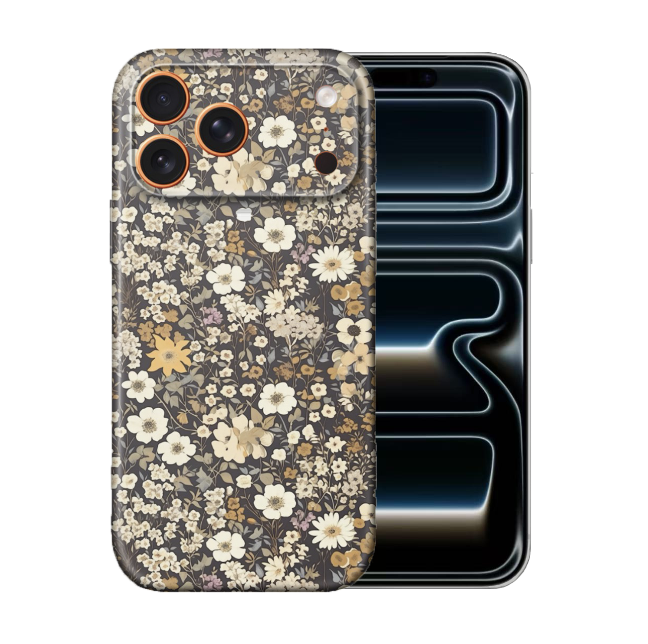 For iPhone 17 Pro Slim Case- Flower A Pattern