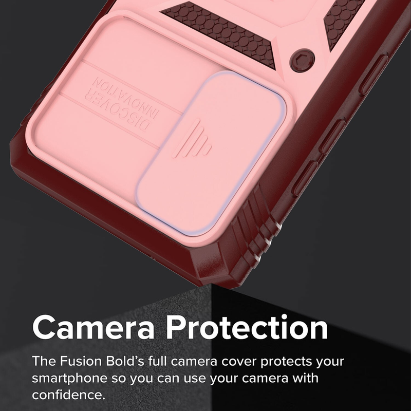For Samsung Galaxy S24 FE Shockproof Case-Pink/Red
