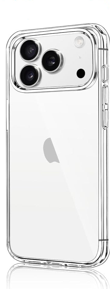 For iPhone 17 Pro Clear Slim Case + 2 x Screen Protectors
