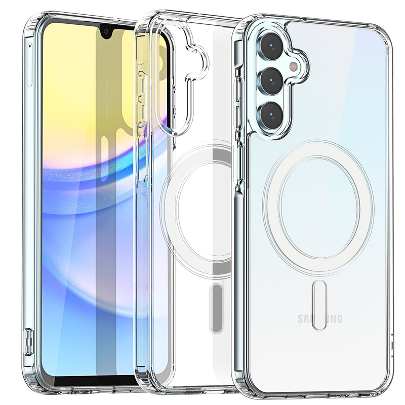 For Samsung Galaxy S25 MagSafe Clear Case +1 x Screen Protector