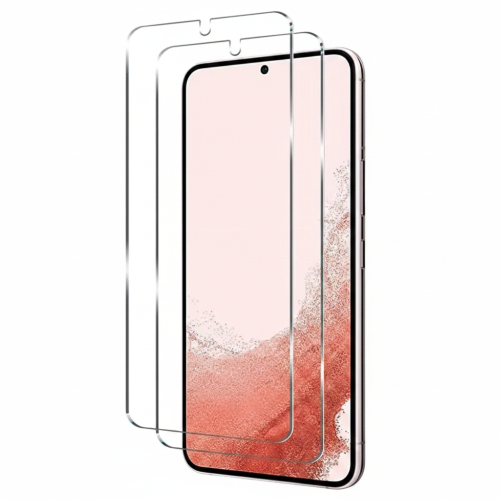 For Samsung Galaxy S25 FE Clear case + 2 x Glass Screen Protectors