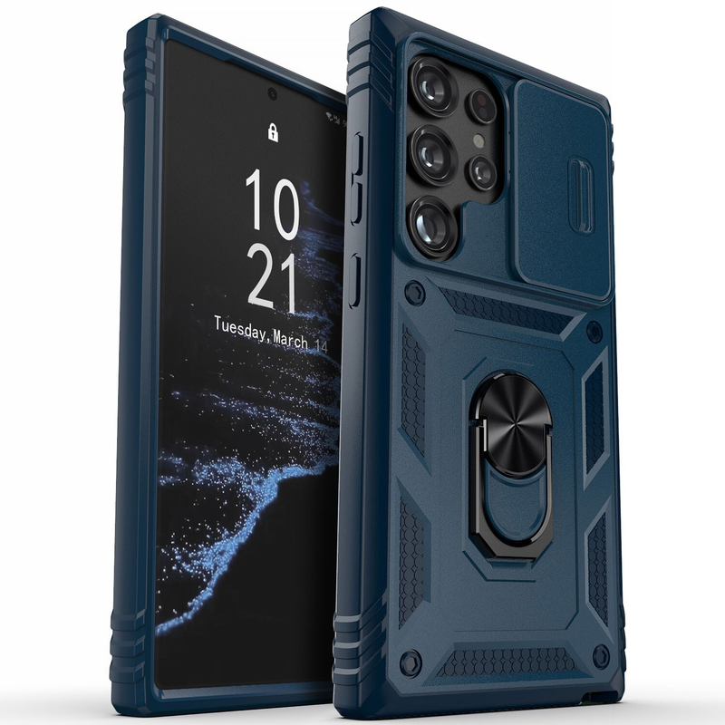 For Samsung Galaxy S23 Ultra Shockproof Case-Blue Colour