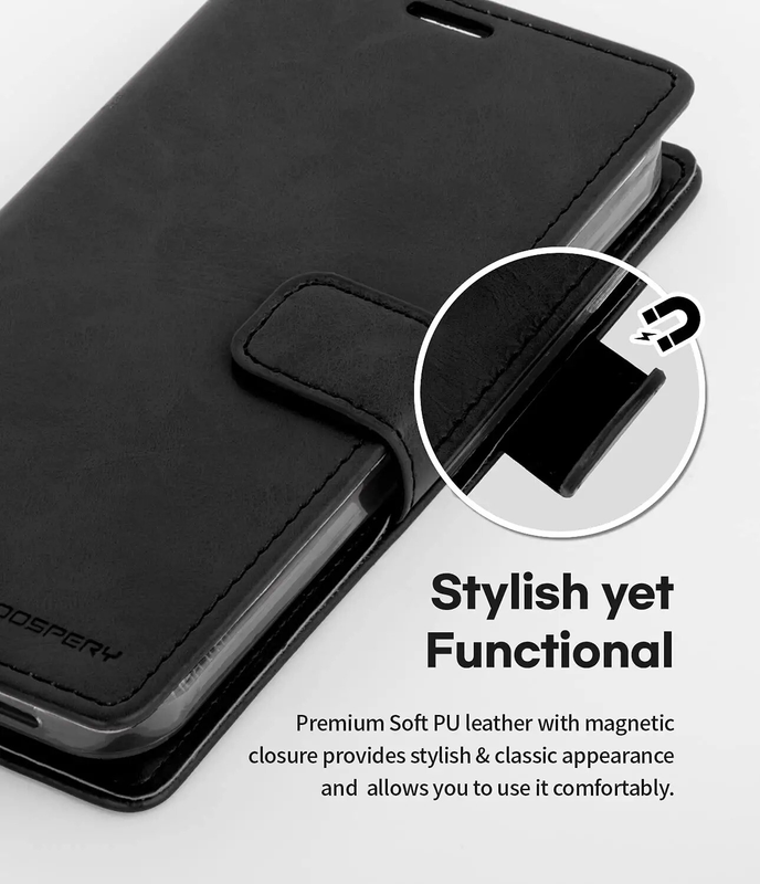 Flip Wallet Case for iPhone 16e -Black
