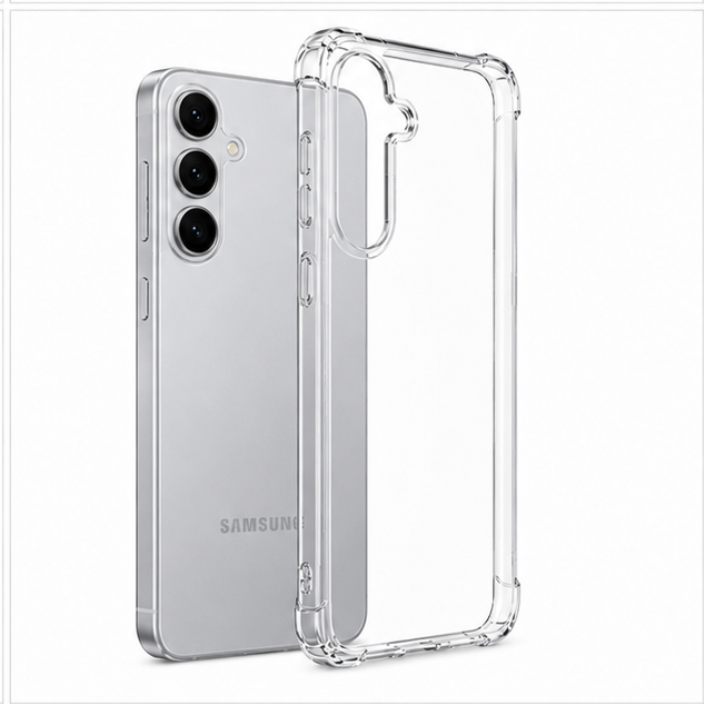 For Samsung Galaxy S23 Clear Shockproof Case – Crystal Transparent Protective Cover