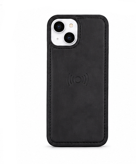 Premium 2-in-1 Black Detachable Wallet Case for iPhone 14 +Plus
