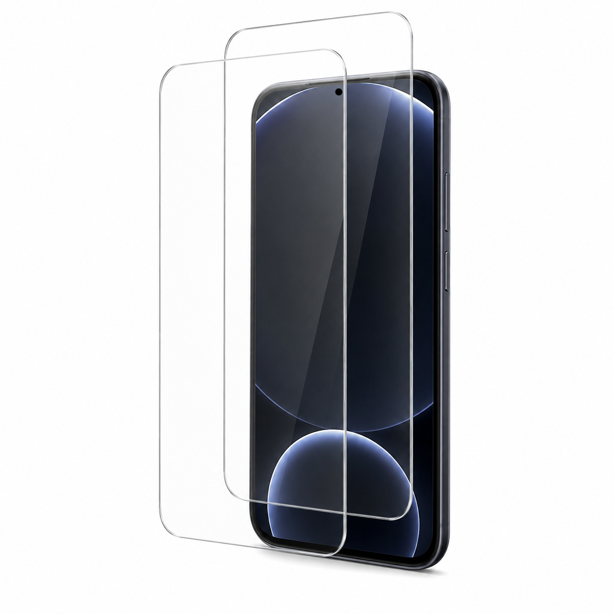 For Samsung Galaxy A56 Clear Magsafe Case + 2 Glass Screen Protectors – MagSafe Compatible Shockproof Cover