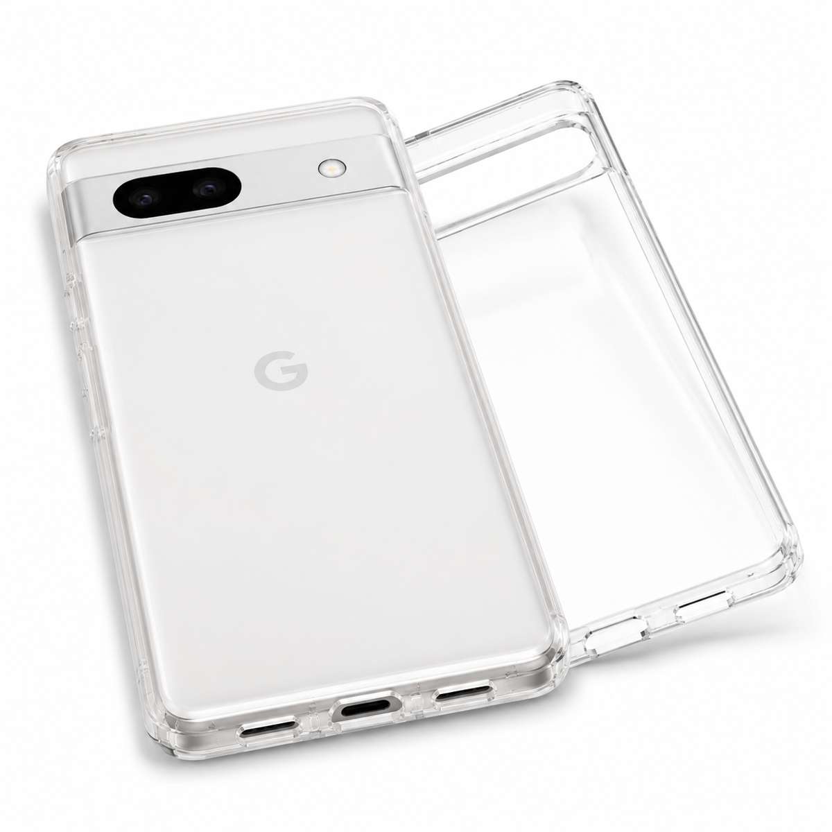 For Google Pixel 7a case clear shockproof protective cover