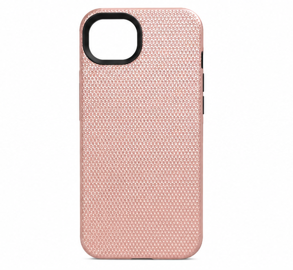 For iPhone 16e Shockproof Rugged Rosegold Case + 2x Screen Protector