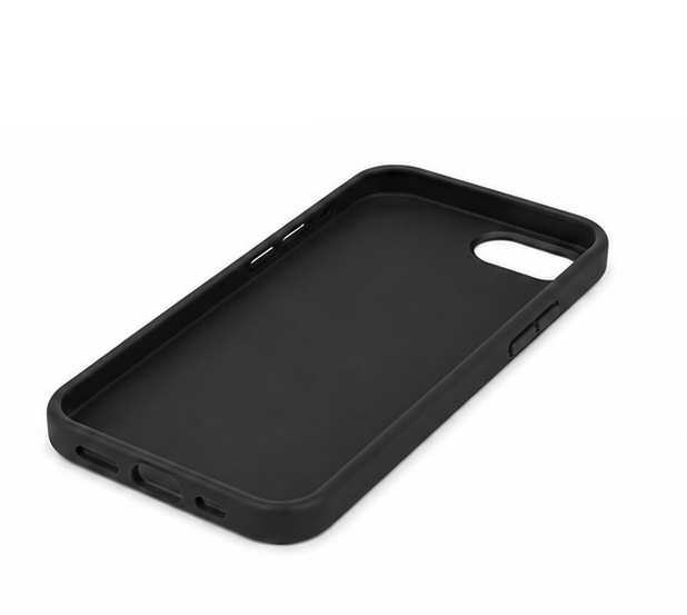 For iPhone 17e Silicone Case – Premium Shockproof Matte Finish,Black