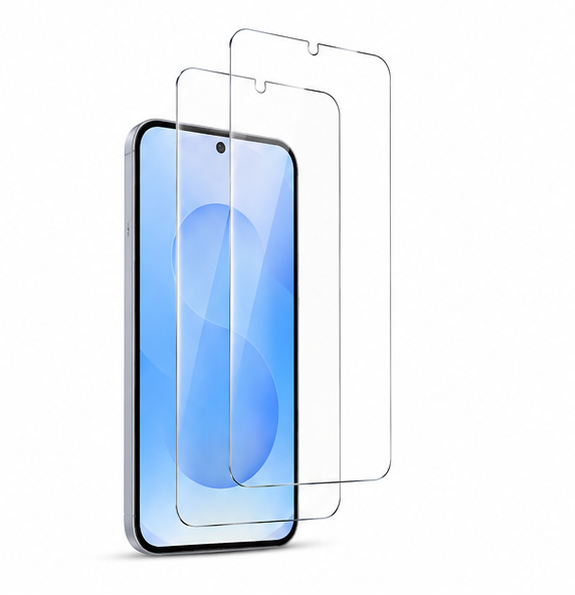 For Samsung Galaxy A17 Wallet Case Blue + 2 x Screen Protectors