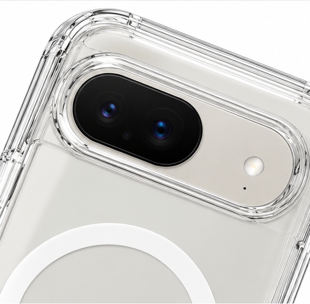 For Google Pixel 11 Clear Magsafe Case – MagSafe Compatible Shockproof Protective Cover