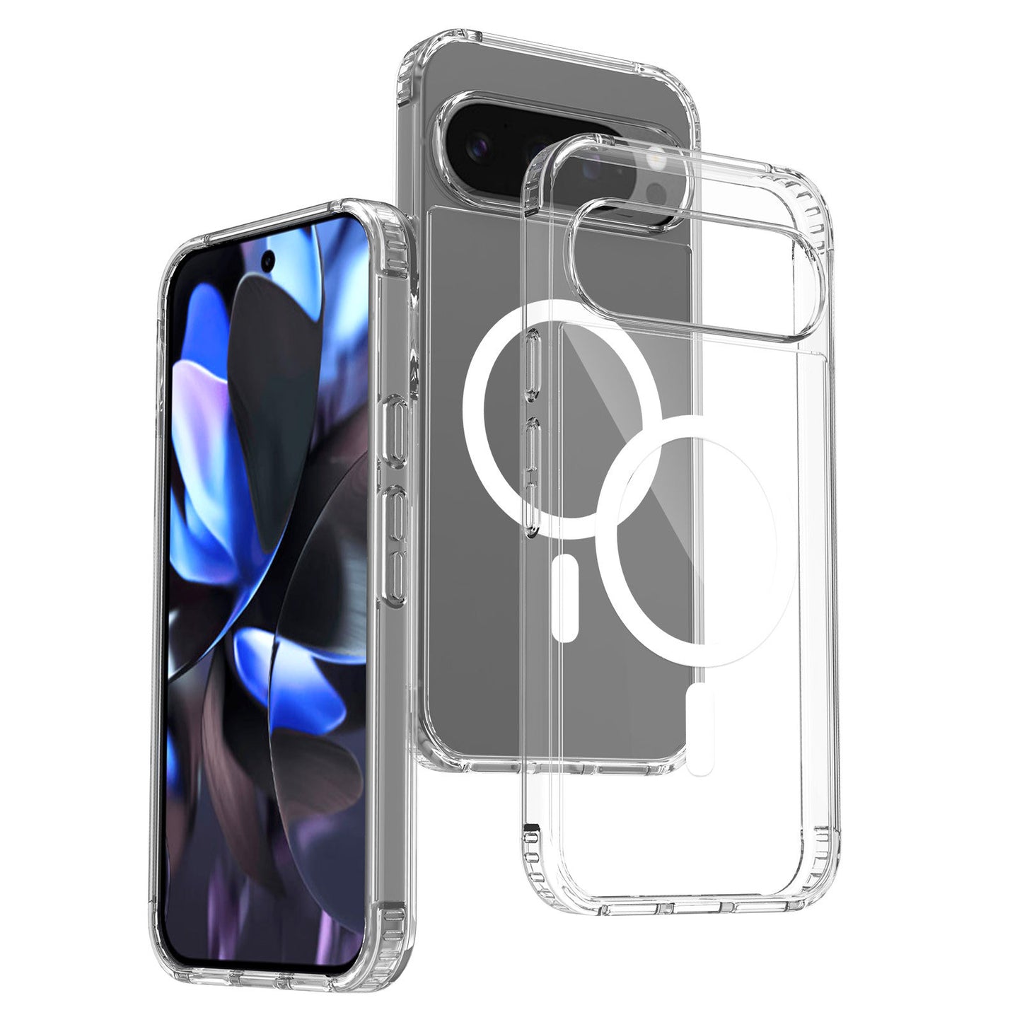 Magsafe Case for Google Pixel 9 Pro -Magnetic Clear Case
