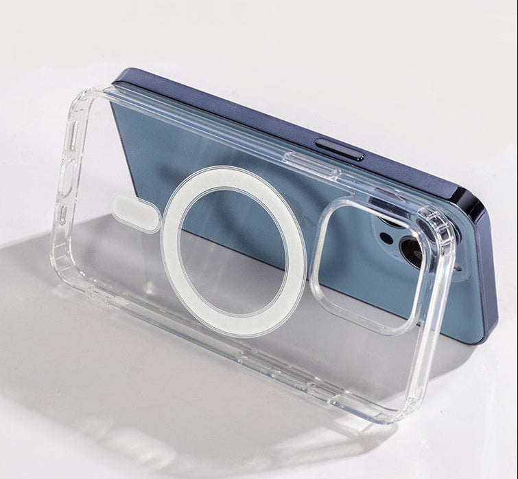 iPhone 13 Magnetic Shockproof Case-Slim MagSafe Clear