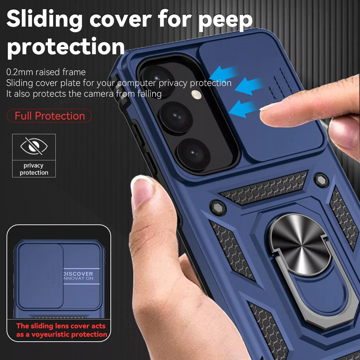 For Samsung Galaxy A27 Shockproof Cover-Blue