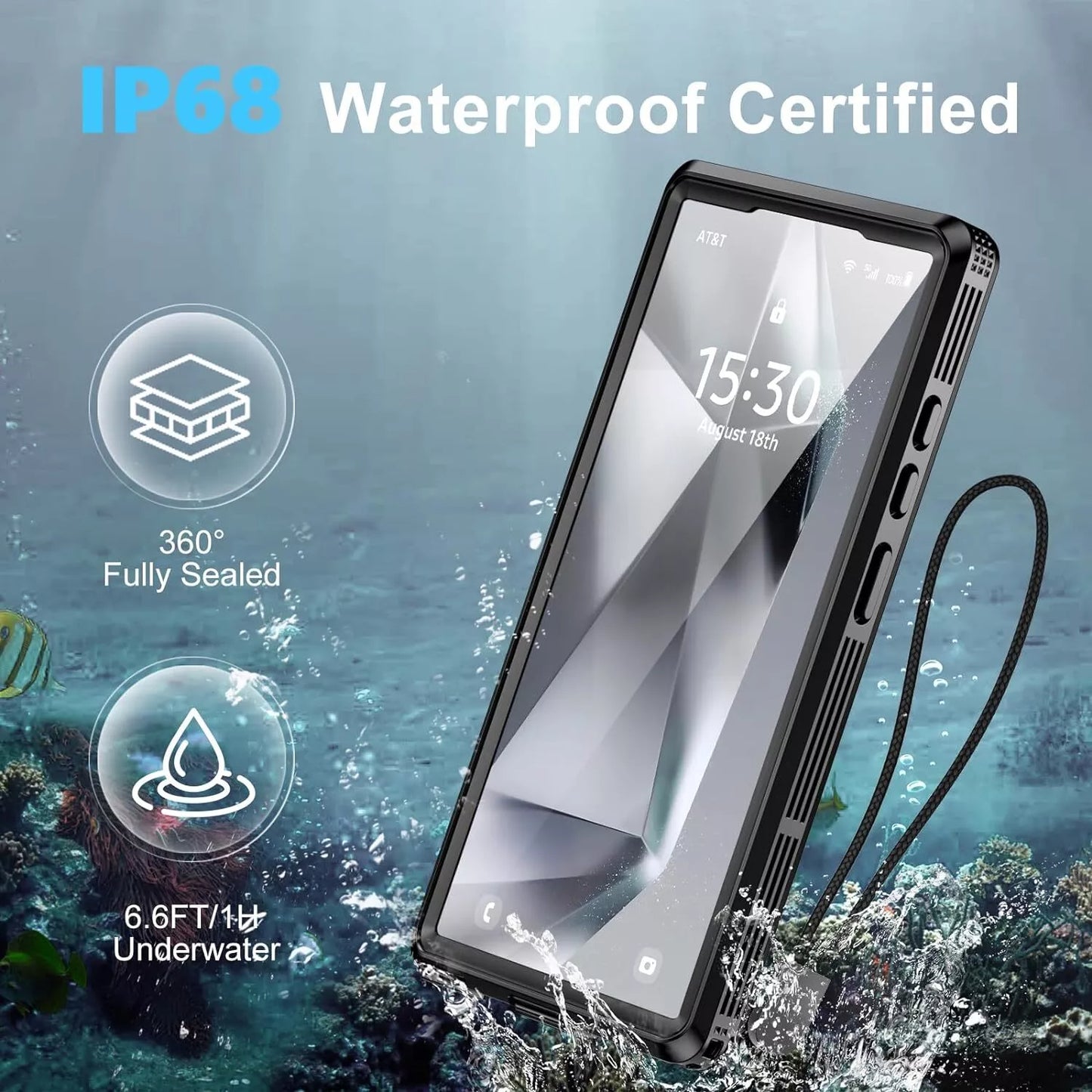 For Samsung Galaxy S24 Plus Waterproof Case Magsafe Cover