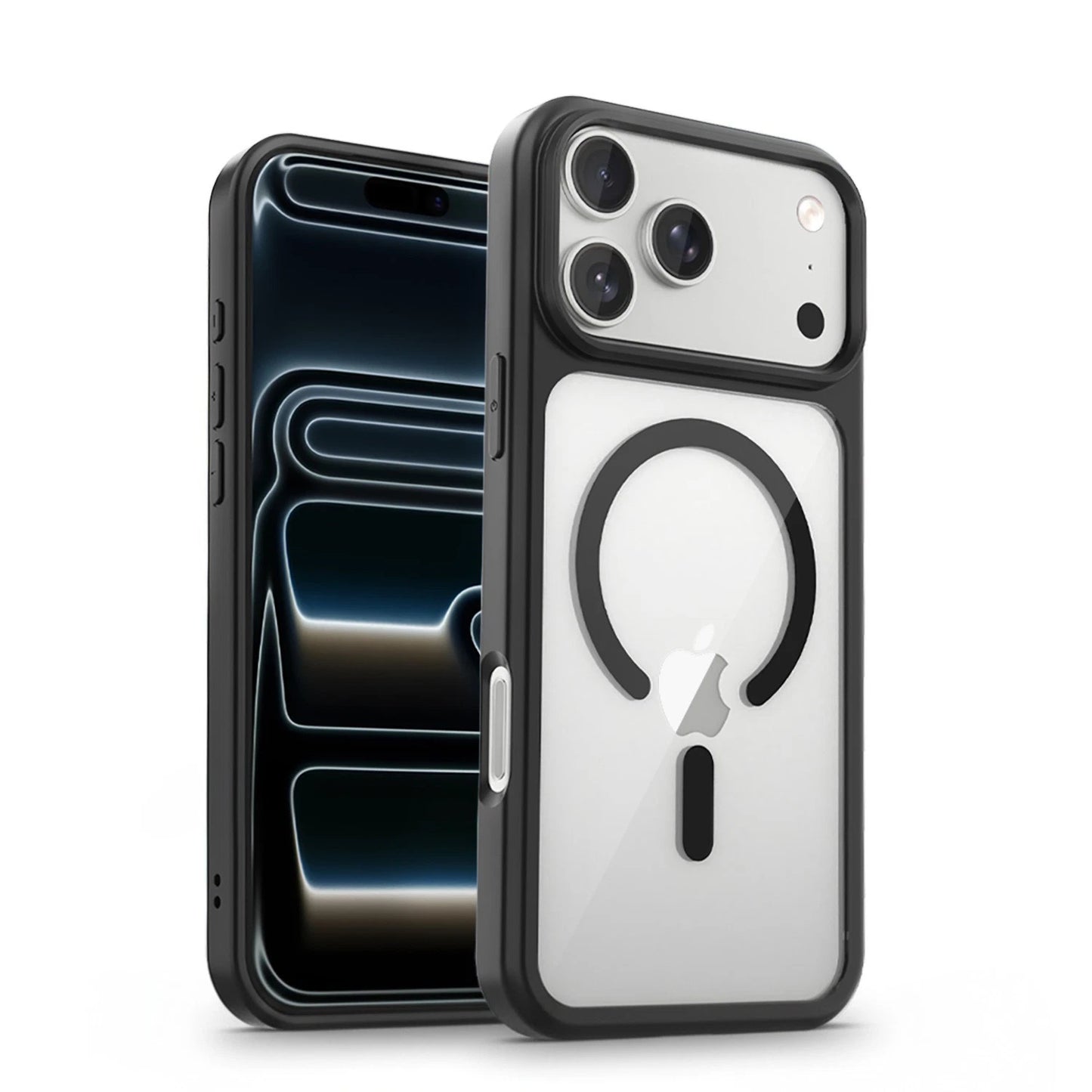 For iPhone 17 Pro Case , Magsafe Protective Cover,Black edge