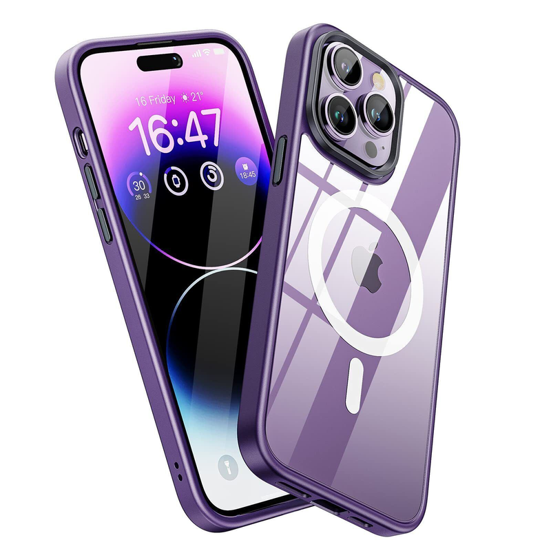Slim Shockproof Case For iPhone 12 Pro-Purple