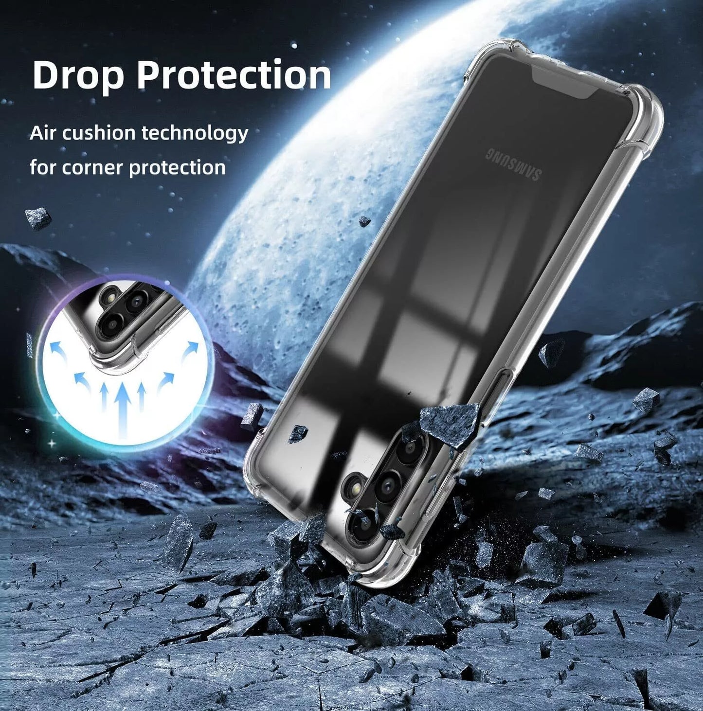 For Samsung Galaxy A56 case clear protective cover