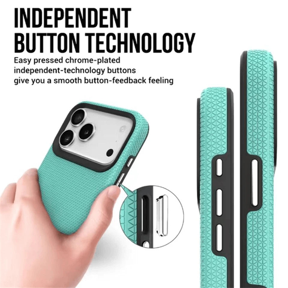 For iPhone 17 Pro Shockproof Rugged Mint Case