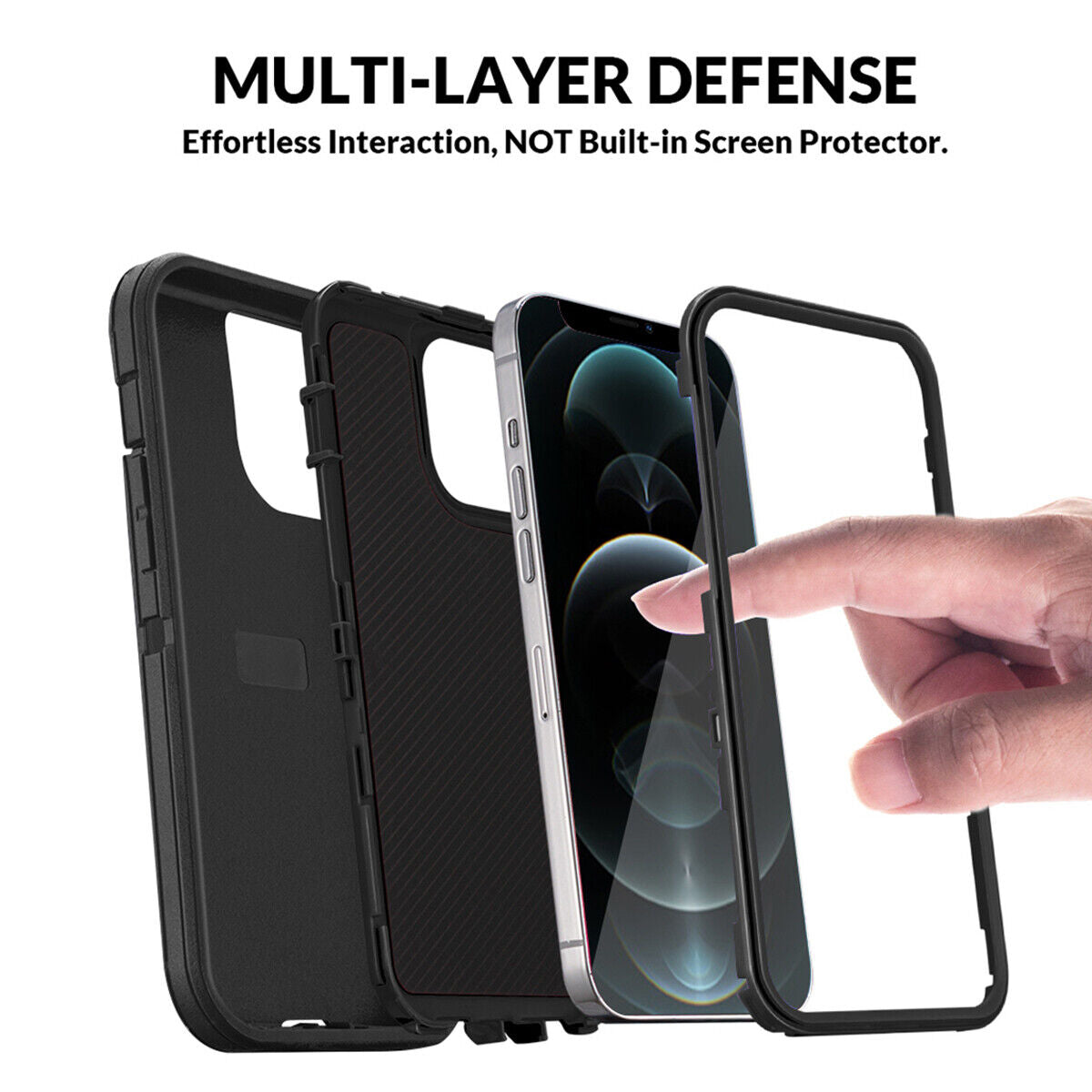 For iPhone 11 Shockproof heavy duty builder phone case
