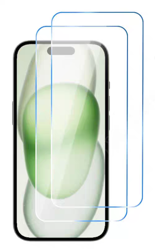 2-Pack For iPhone 17 Tempered Glass Screen Protectors