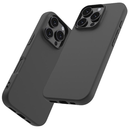 Black Slim Protective TPU Case For iPhone 15 Pro