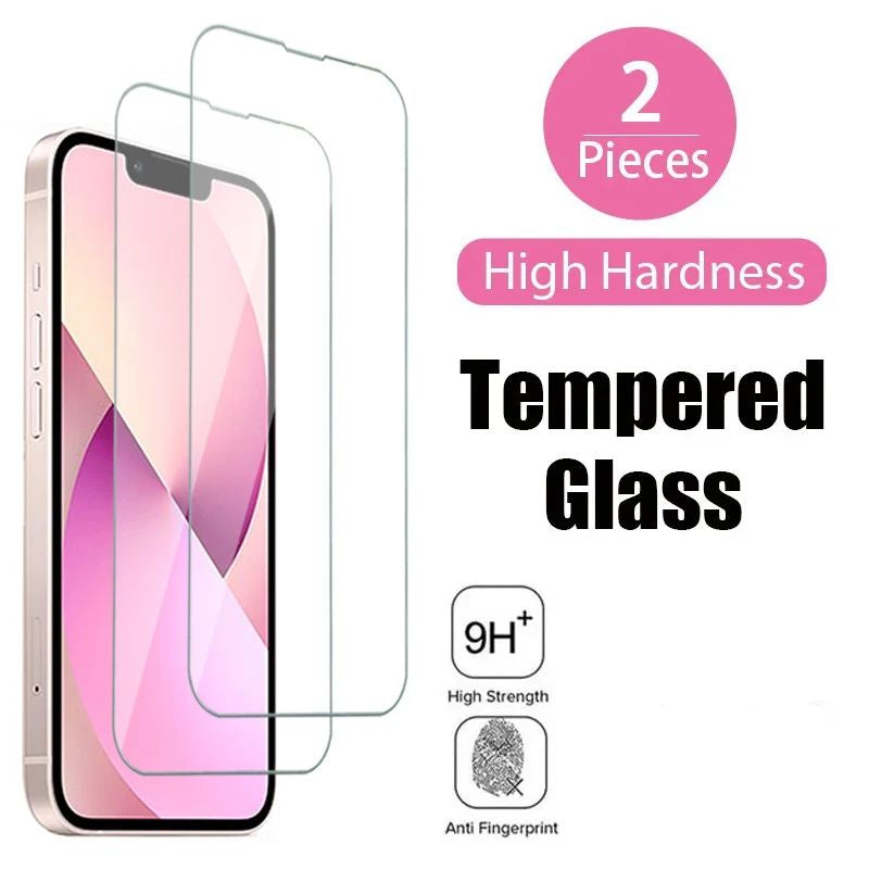 For iPhone 12 Shockproof Tradie Black Case + 2 Screen Protector