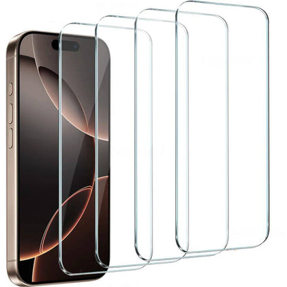[4 Pack] Tempered Glass Screen Protector for iPhone 17 Pro Max