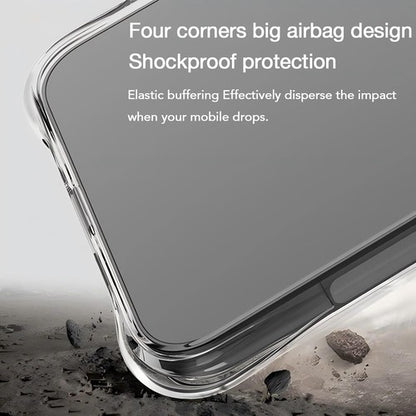 For OPPO Reno13  Shock proof Clear Case + 1 x Screen Protector