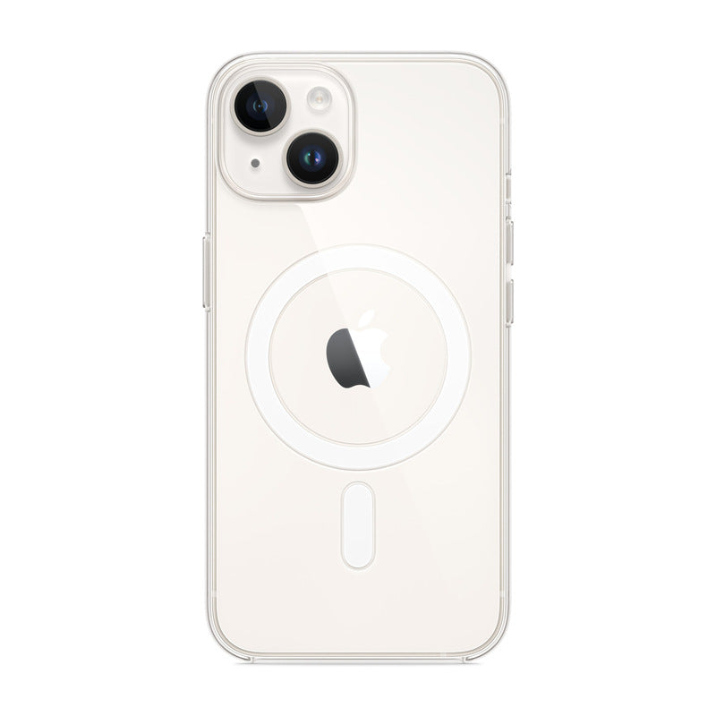 iPhone 14 Plus MagSafe Shockproof Case-Clear Slim Cover