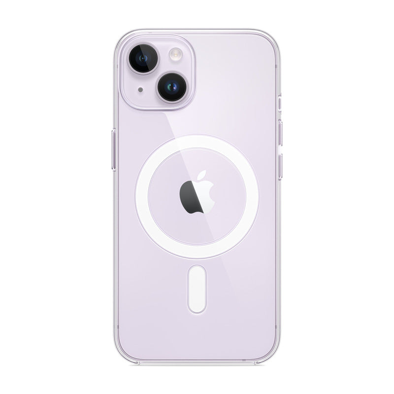 iPhone 14 Plus MagSafe Shockproof Case-Clear Slim Cover