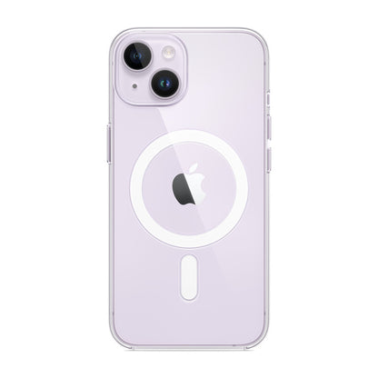 iPhone 14 Plus MagSafe Shockproof Case-Clear Slim Cover