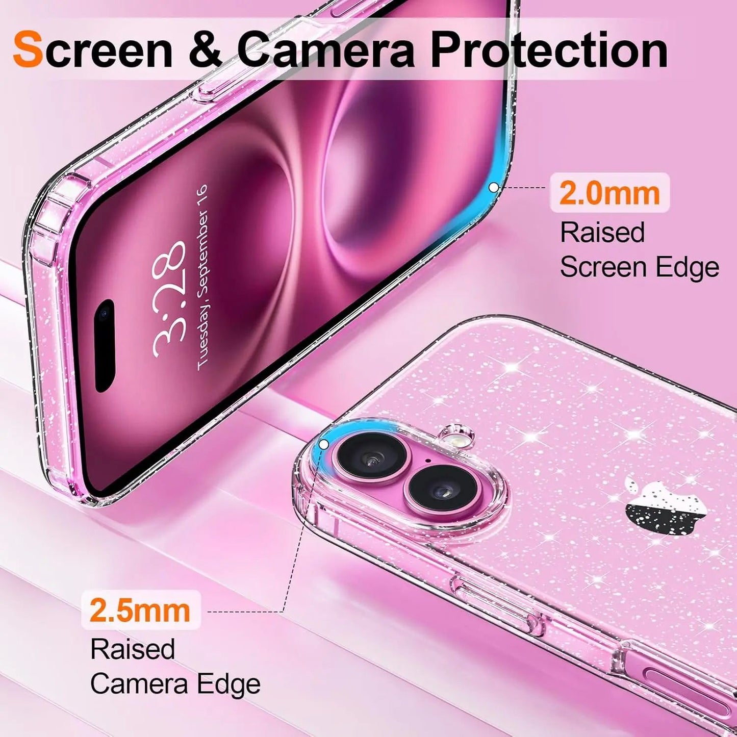 Glitter Case for iPhone 16 Plus