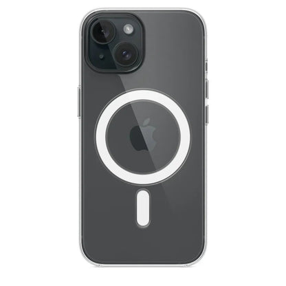 For iPhone 15 Clear Case- MagSafe