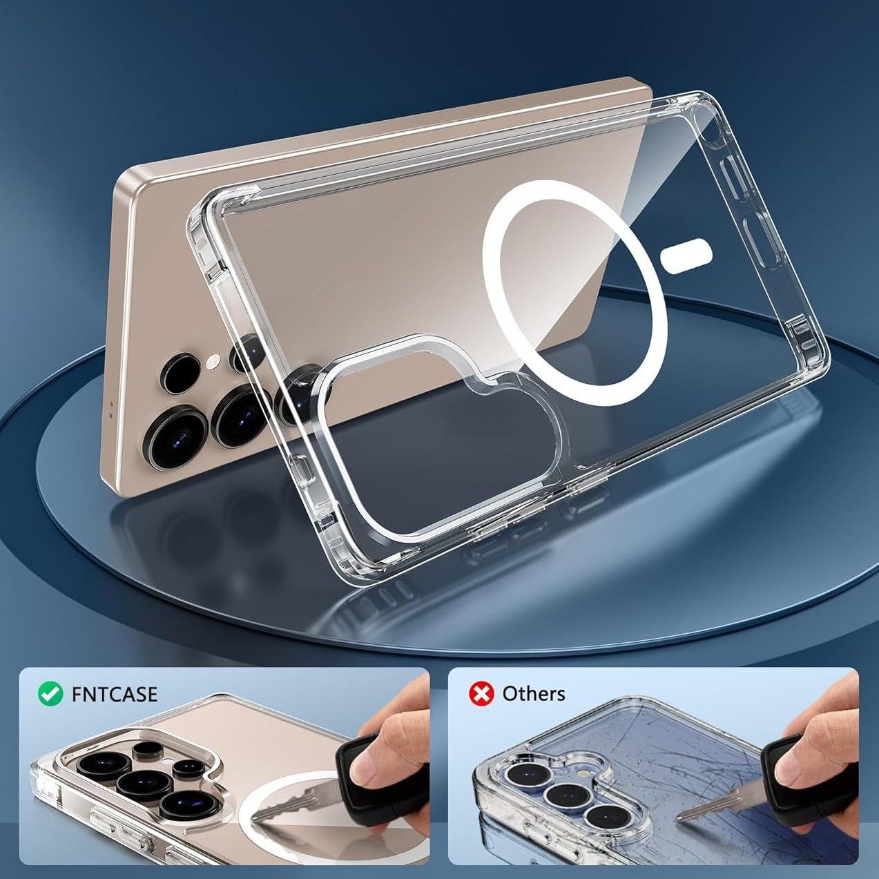 For Samsung Galaxy S25 Ultra MagSafe Clear Case