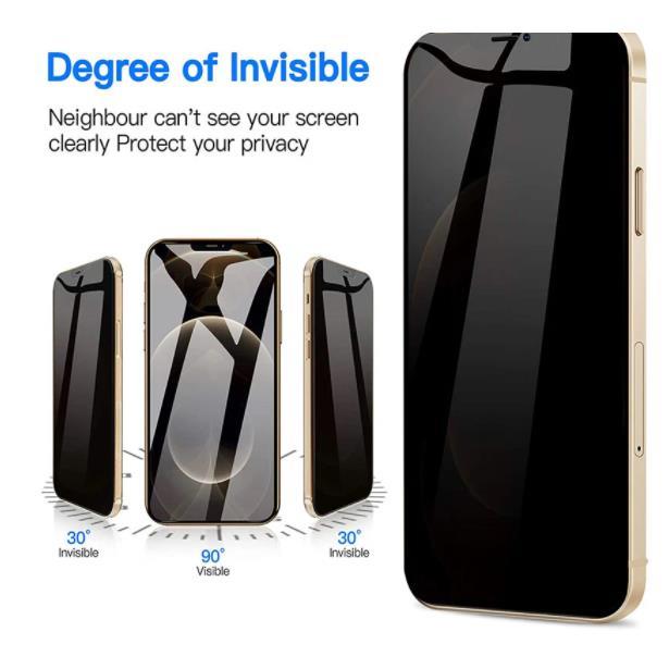 Privacy Anti-Spy Glass Screen Protector For iPhone 14 I 14 Plus I 14 Pro I 14 Pro max