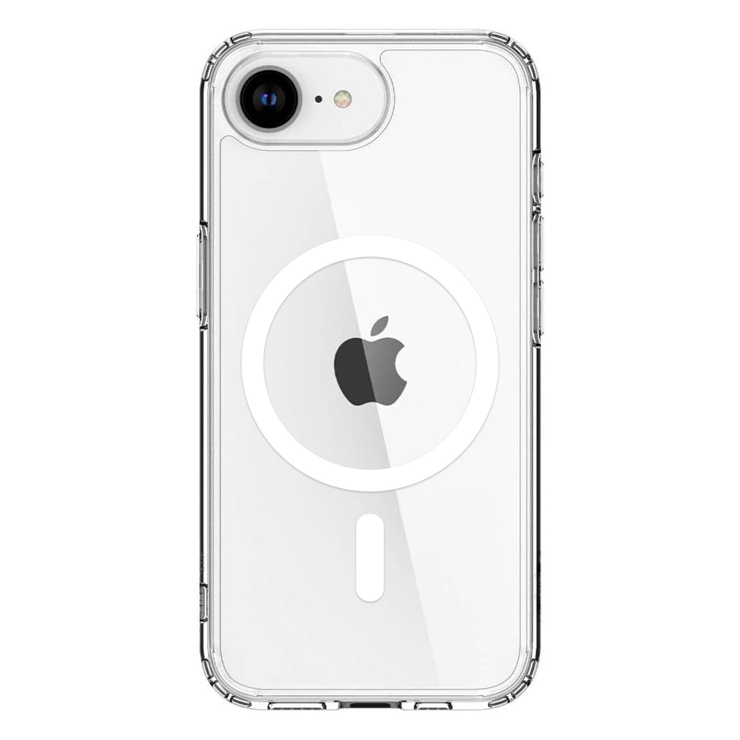 For iPhone 17e Clear Case Magsafe Cover + 1 x Tempered Glass Protector