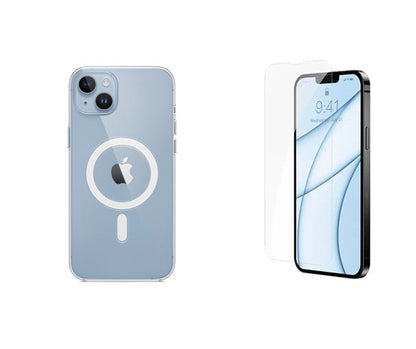 For iPhone 13 MagSafe Case + 1x Glass Protectors